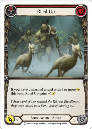Image of Riled Up (Red) [1HP028] (History Pack 1)