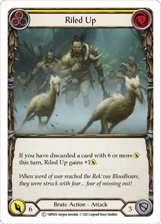 Image of Riled Up (Yellow) [1HP029] (History Pack 1)