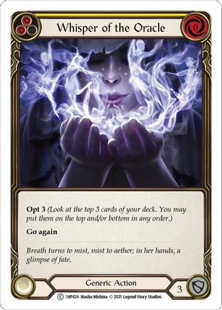 Image of Whisper of the Oracle (Yellow) [1HP424] (History Pack 1)