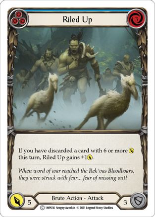 Image of Riled Up (Blue) [1HP030] (History Pack 1)