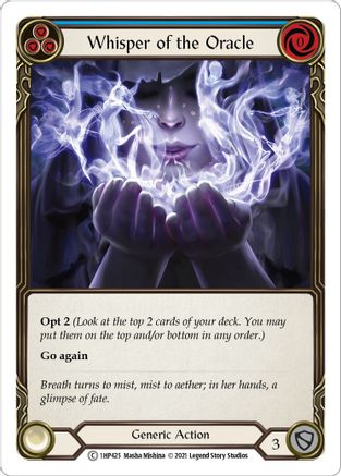 Image of Whisper of the Oracle (Blue) [1HP425] (History Pack 1)
