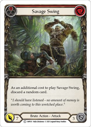 Image of Savage Swing (Red) [1HP031] (History Pack 1)