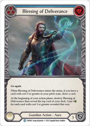 Image of Blessing of Deliverance (Blue) [1HP063] (History Pack 1)
