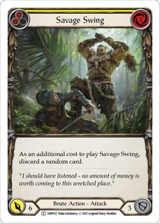 Image of Savage Swing (Yellow) [1HP032] (History Pack 1)