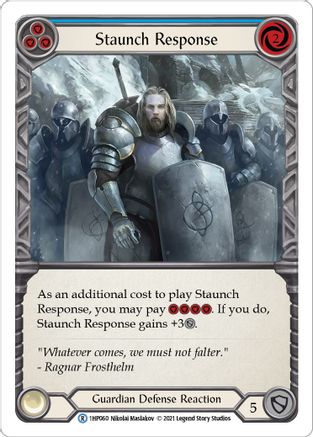 Image of Staunch Response (Blue) [1HP060] (History Pack 1)