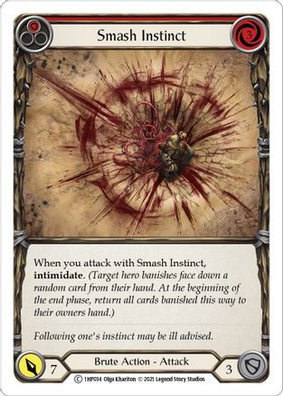 Image of Smash Instinct (Red) [1HP034] (History Pack 1)
