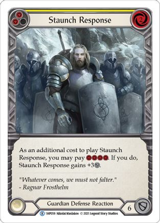 Image of Staunch Response (Yellow) [1HP059] (History Pack 1)