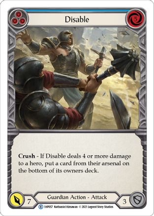 Image of Disable (Blue) [1HP057] (History Pack 1)