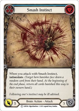 Image of Smash Instinct (Blue) [1HP036] (History Pack 1)