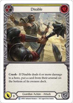 Image of Disable (Yellow) [1HP056] (History Pack 1)