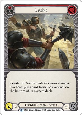 Image of Disable (Red) [1HP055] (History Pack 1)
