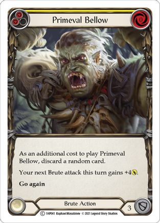 Image of Primeval Bellow (Yellow) [1HP041] (History Pack 1)