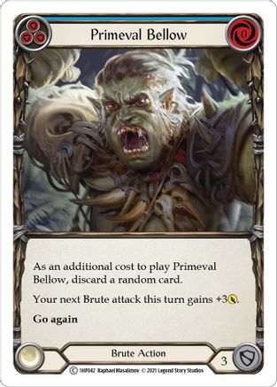 Image of Primeval Bellow (Blue) [1HP042] (History Pack 1)