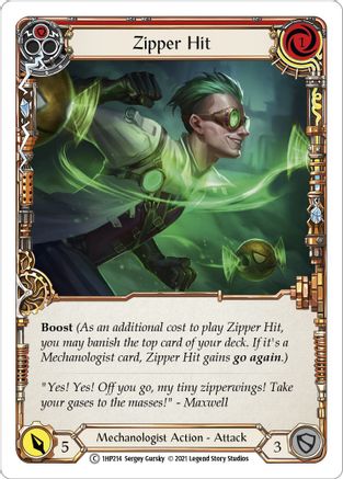 Image of Zipper Hit (Red) [1HP214] (History Pack 1)
