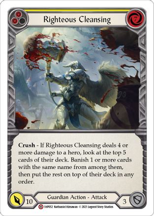 Image of Righteous Cleansing [1HP052] (History Pack 1)
