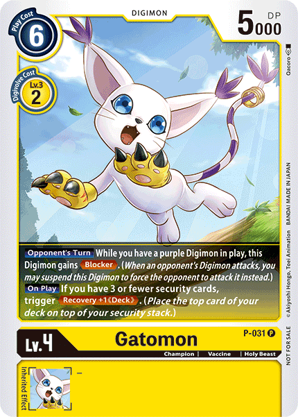 Image of Gatomon [P-031] [Promotional Cards]