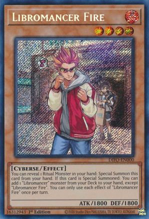Image of Libromancer Fire [DIFO-EN000] Secret Rare