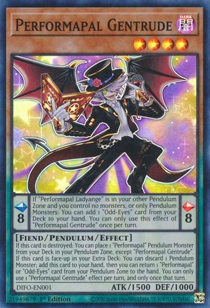 Image of Performapal Gentrude [DIFO-EN001] Super Rare