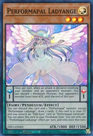 Image of Performapal Ladyange [DIFO-EN002] Super Rare
