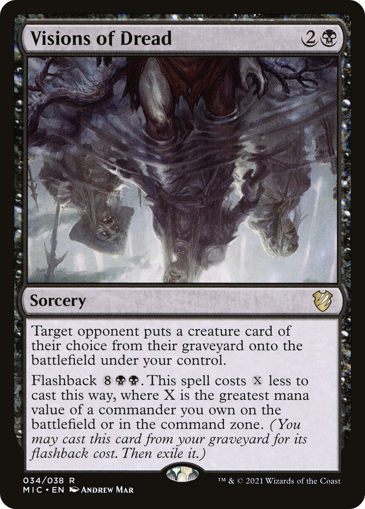 Image of Visions of Dread [Innistrad: Midnight Hunt Commander]