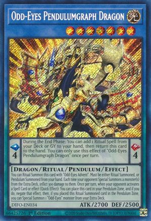 Image of Odd-Eyes Pendulumgraph Dragon [DIFO-EN034] Secret Rare