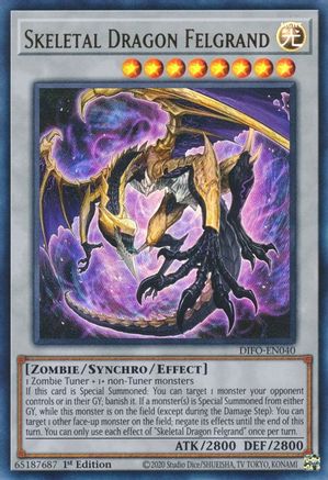 Image of Skeletal Dragon Felgrand [DIFO-EN040] Ultra Rare