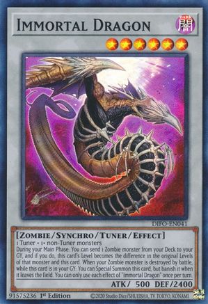 Image of Immortal Dragon [DIFO-EN041] Super Rare