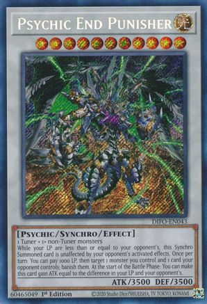 Image of Psychic End Punisher [DIFO-EN043] Secret Rare