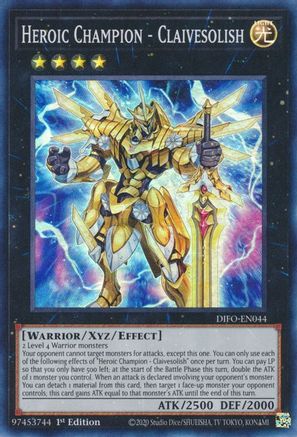 Image of Heroic Champion - Claivesolish [DIFO-EN044] Super Rare