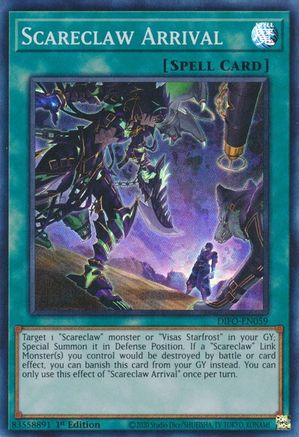 Image of Scareclaw Arrival [DIFO-EN059] Super Rare