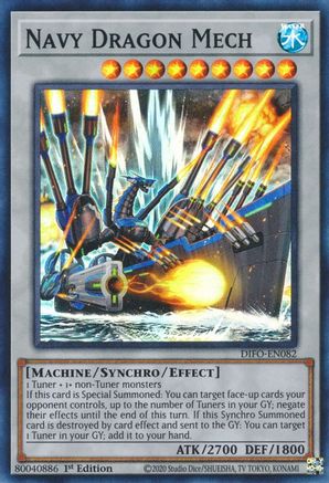 Image of Navy Dragon Mech [DIFO-EN082] Super Rare