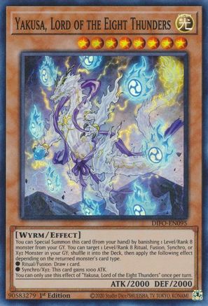 Image of Yakusa, Lord of the Eight Thunders [DIFO-EN095] Super Rare