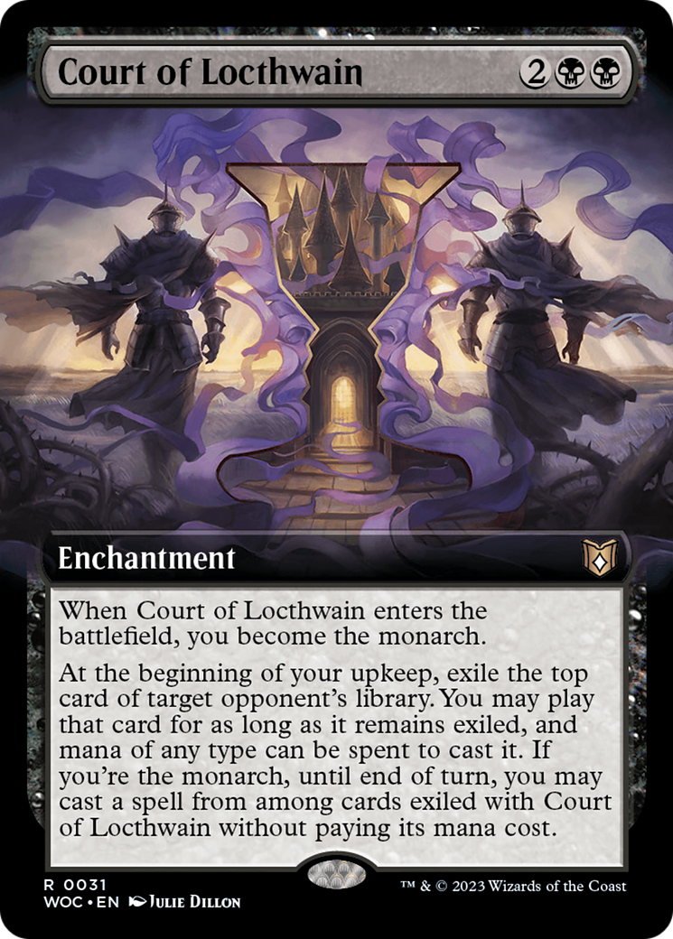 Image of Court of Locthwain (Extended Art) [Wilds of Eldraine Commander]