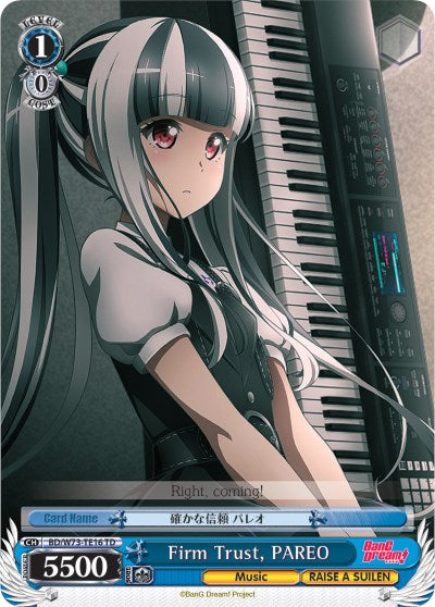 Image of Firm Trust, PAREO (BD/W73-TE16 TD) [BanG Dream! Vol.2]