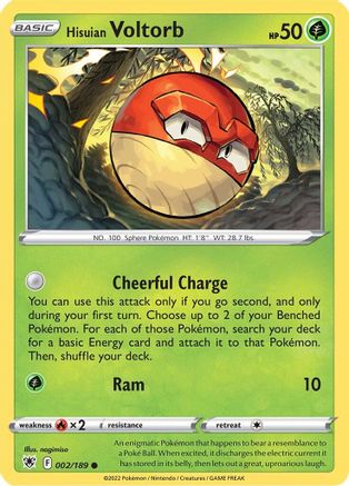 Image of Hisuian Voltorb (002/189) [Sword & Shield: Astral Radiance]