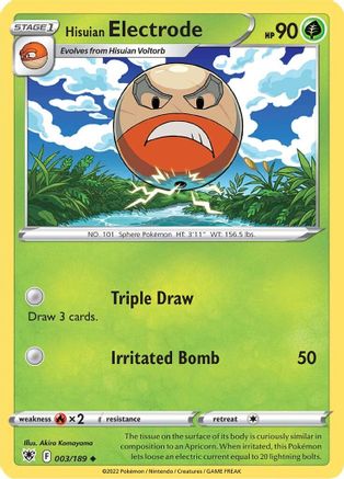 Image of Hisuian Electrode (003/189) [Sword & Shield: Astral Radiance]