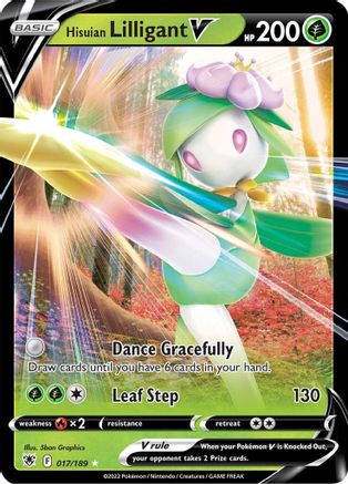 Image of Hisuian Lilligant V (017/189) [Sword & Shield: Astral Radiance]