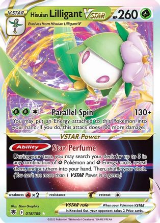 Image of Hisuian Lilligant VSTAR (018/189) [Sword & Shield: Astral Radiance]