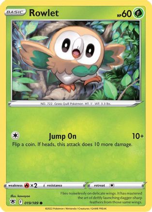 Image of Rowlet (019/189) [Sword & Shield: Astral Radiance]