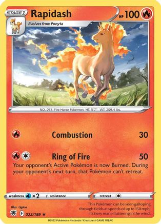 Image of Rapidash (022/189) [Sword & Shield: Astral Radiance]