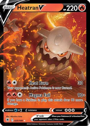 Image of Heatran V (025/189) [Sword & Shield: Astral Radiance]