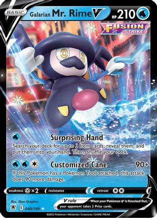 Image of Galarian Mr. Rime V (049/189) [Sword & Shield: Astral Radiance]