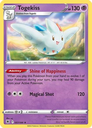 Image of Togekiss (057/189) [Sword & Shield: Astral Radiance]
