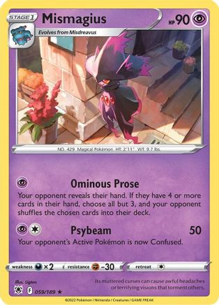 Image of Mismagius (059/189) [Sword & Shield: Astral Radiance]