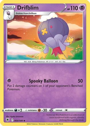 Image of Drifblim (064/189) [Sword & Shield: Astral Radiance]