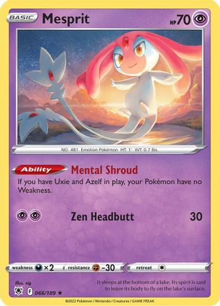 Image of Mesprit (066/189) [Sword & Shield: Astral Radiance]
