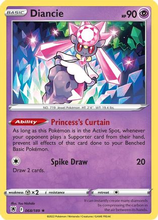 Image of Diancie (068/189) [Sword & Shield: Astral Radiance]
