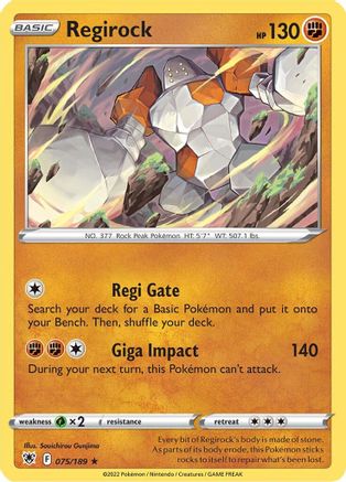 Image of Regirock (075/189) [Sword & Shield: Astral Radiance]