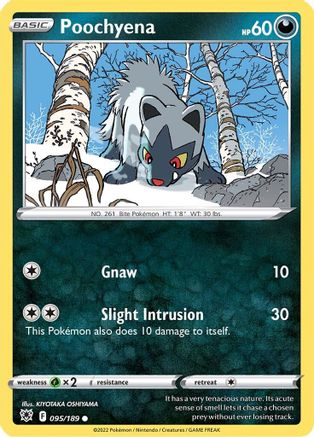 Image of Poochyena (095/189) [Sword & Shield: Astral Radiance]