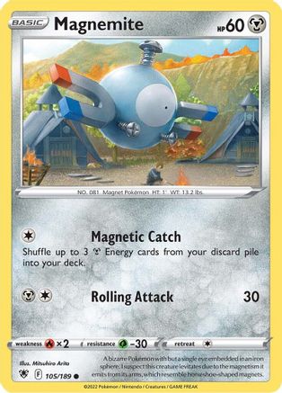 Image of Magnemite (105/189) [Sword & Shield: Astral Radiance]